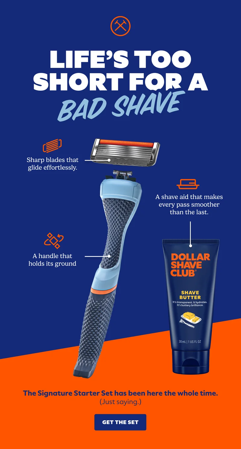 LIFE'S TOO SHORT FOR A BAD SHAVE | GET THE SET