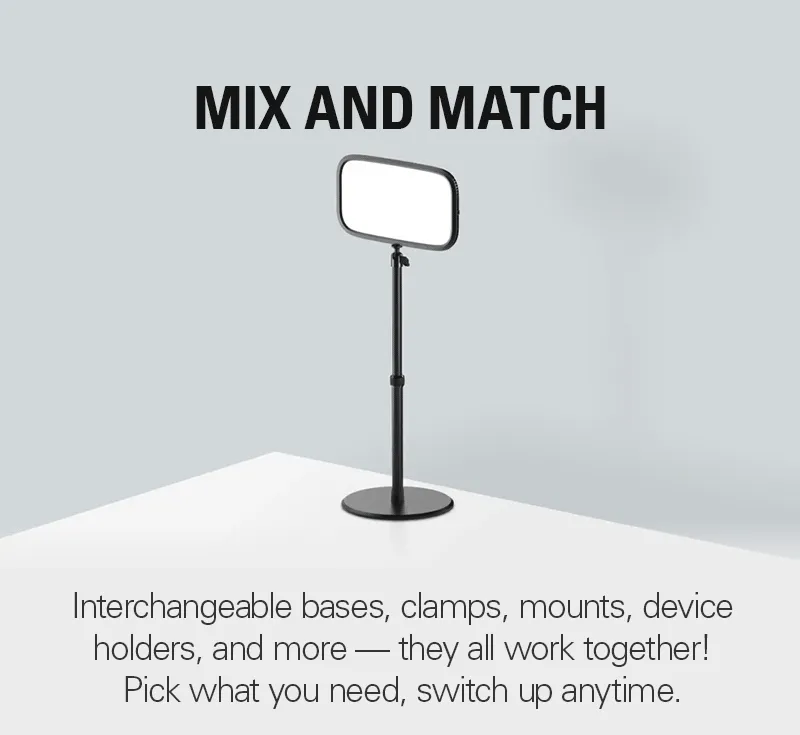Video showing ways to mix and match Multi Mount.