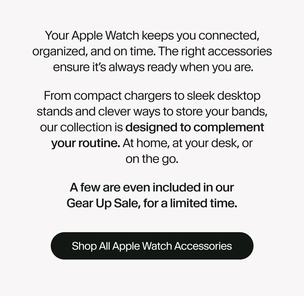 Shop All Apple Watch Accessories