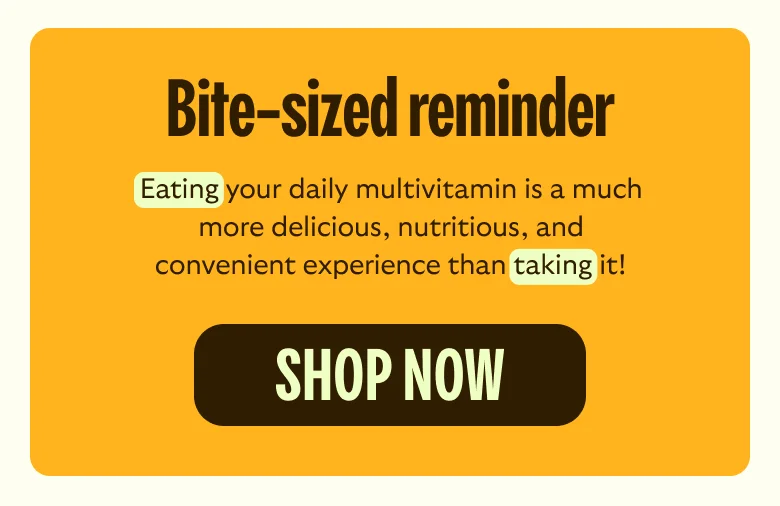 Bite-sized reminder