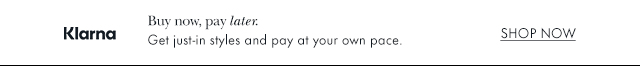 Klarna. Buy now, pay later.