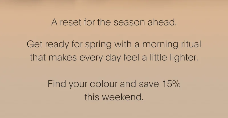 Get ready for spring with a morning ritual that makes every day feel a little lighter