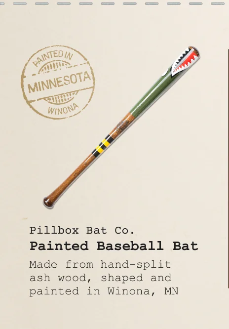 Classic Painted Baseball Bat