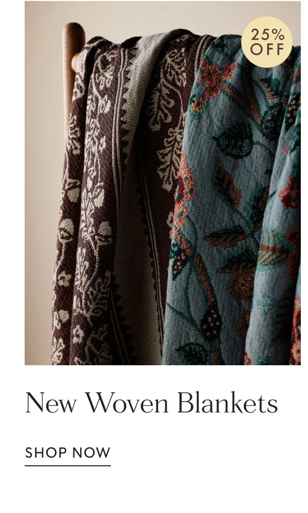 New Woven Blankets- Shop Now