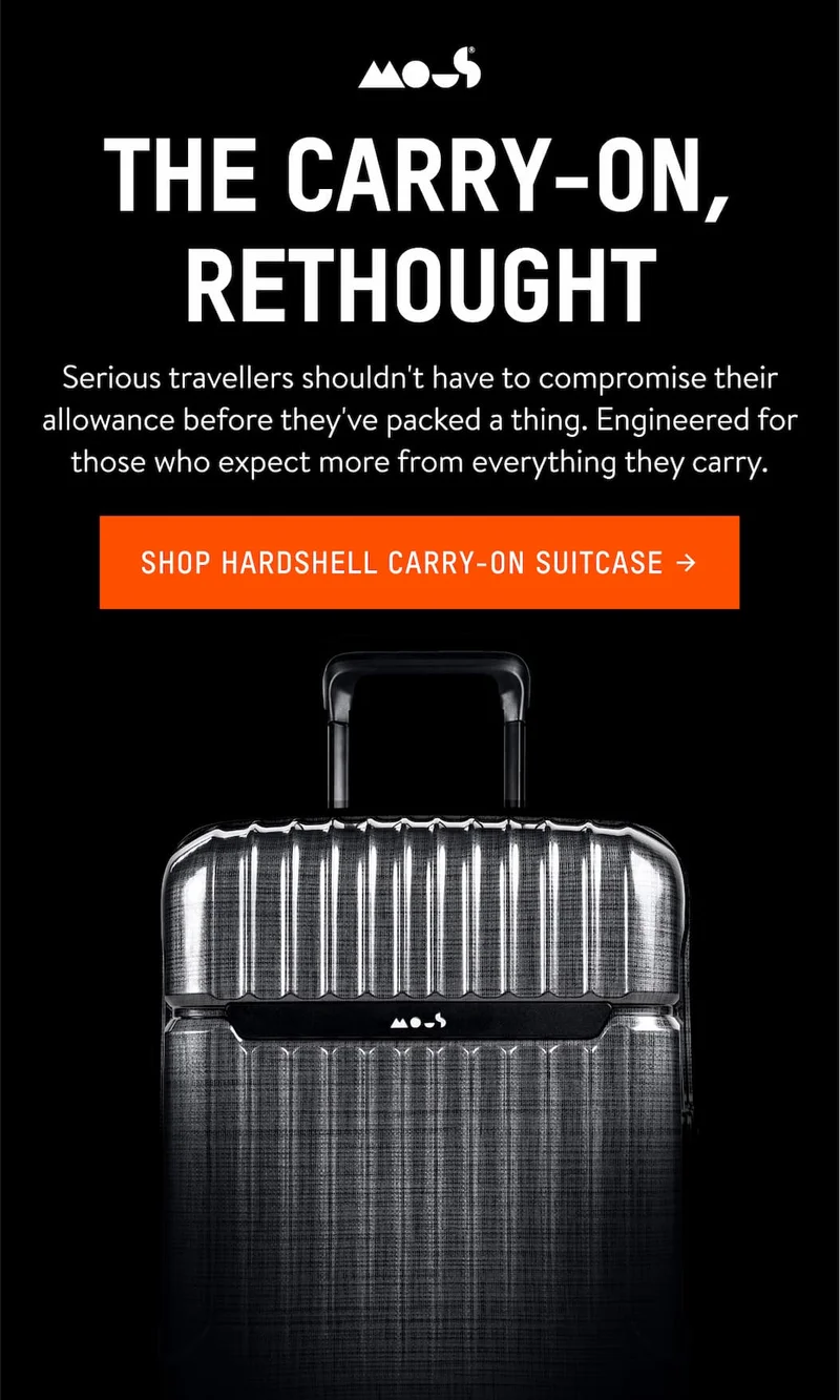 Buy luggage now