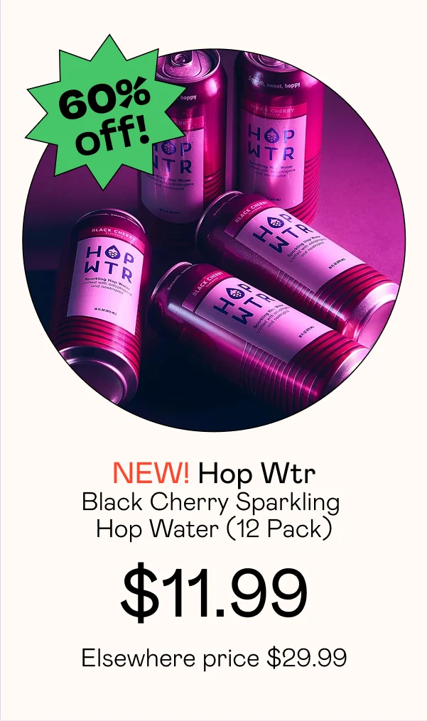 Black Cherry Sparkling Hop Water (12 Pack)