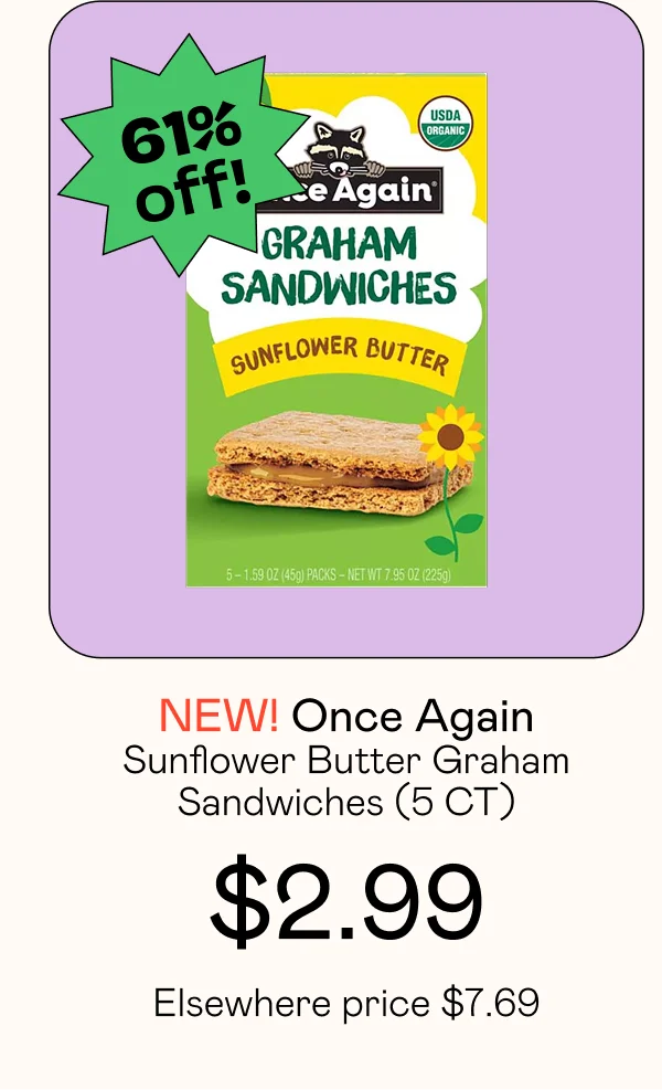 Sunflower Butter Graham Sandwiches (5 CT)