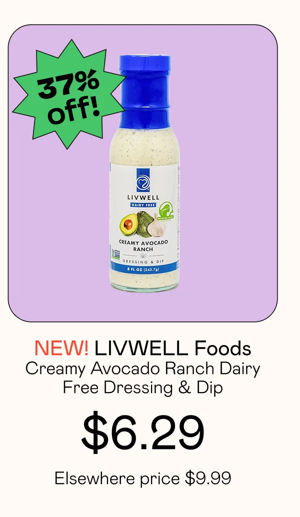 Creamy Avocado Ranch Dairy-Free Dressing & Dip