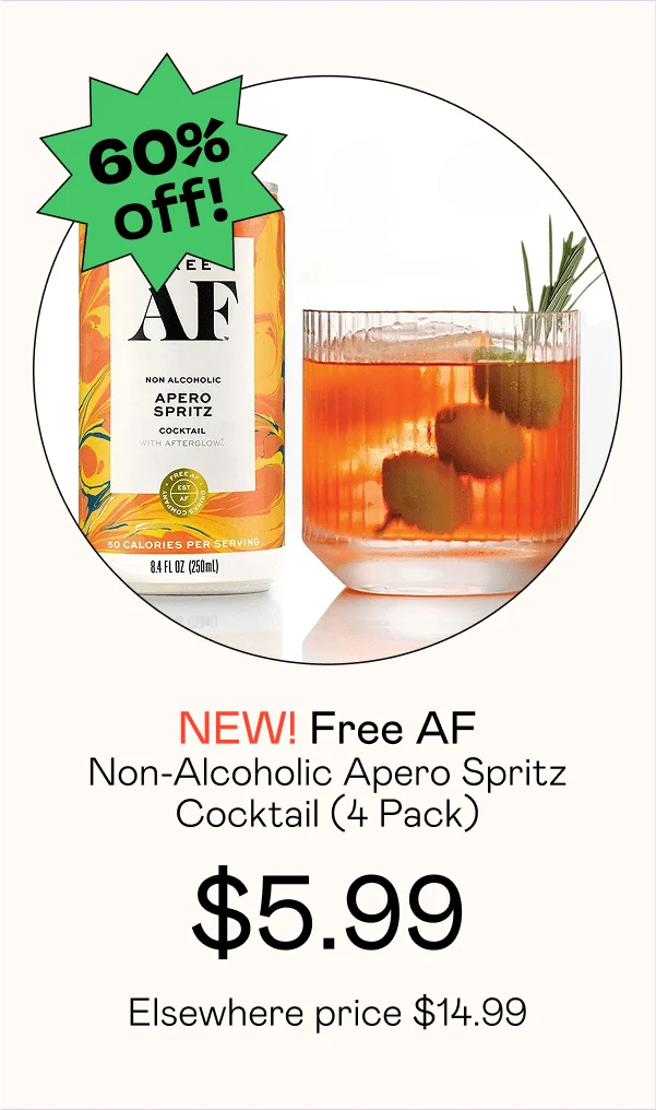 Non-Alcoholic Apero Spritz Cocktail (4 Pack)