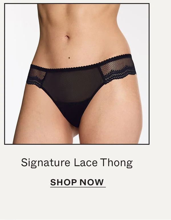 Signature Lace Thong