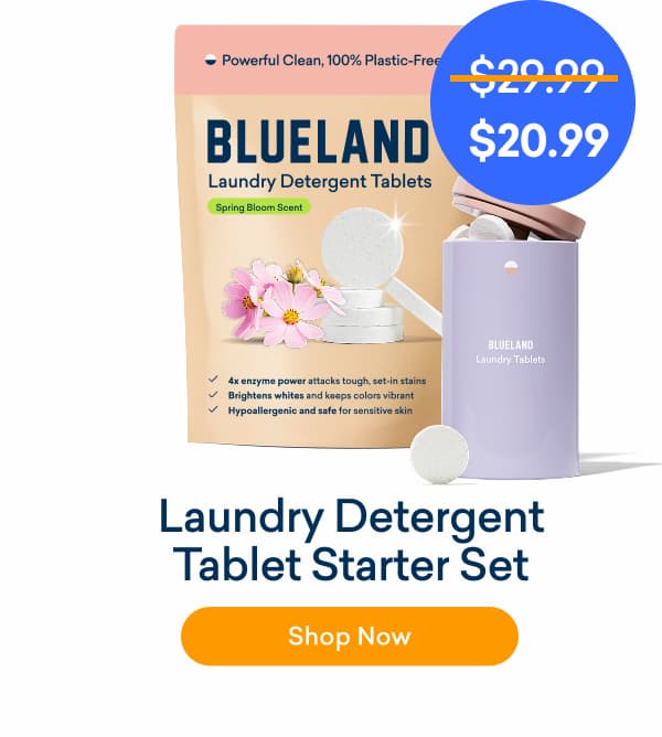 Shop our Spring Bloom Laundry Detergent Tablets for 30% off!