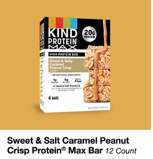 Sweet & Salty Caramel Peanut Crisp Protein Max Bars