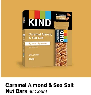 Caramel Almond & Sea Salt Nut Bars