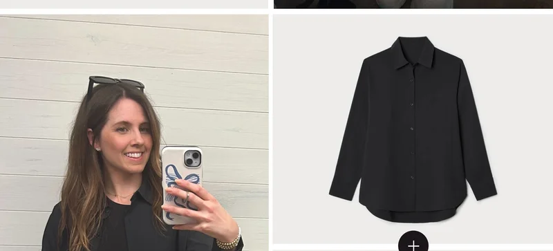 Mirage Oversized Button Down
