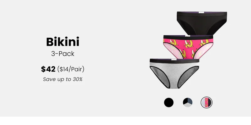 Bikini - 3 Pack