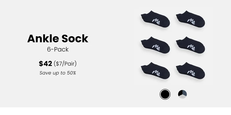 Ankle Sock - 6 Pack