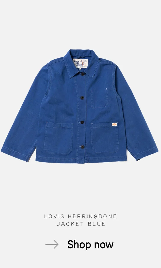 Lovis Herringbone Jacket Blue