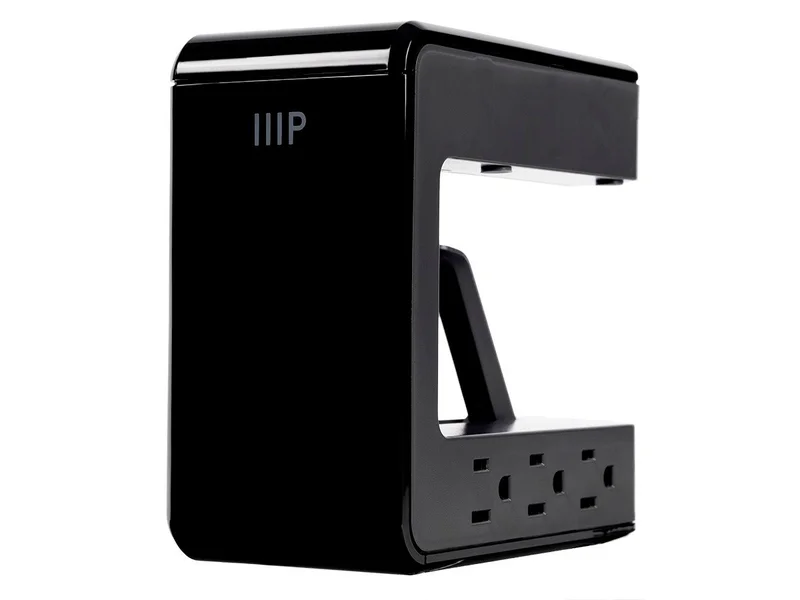 Workstream Desk Mount C-Shaped Surge Protector