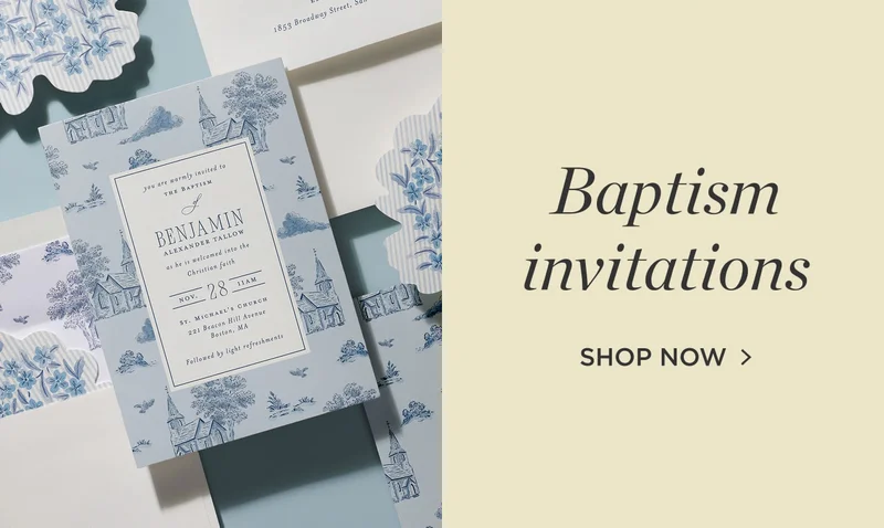 Baptism Invitations