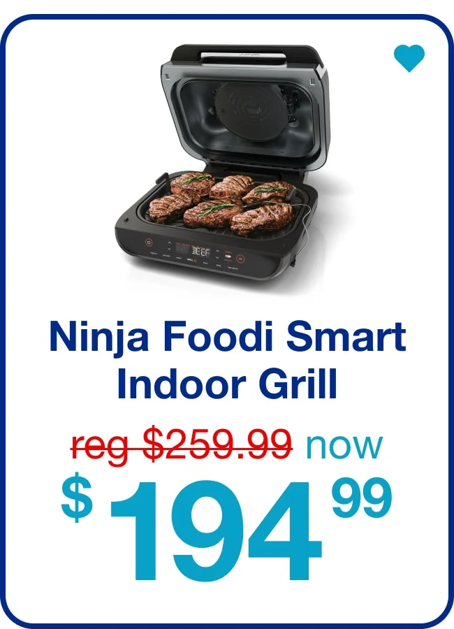 Ninja Foodi Indoor Smart Grill Now $194.99— Shop Now!