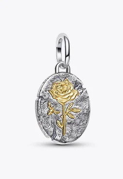Rose Medallion Charm