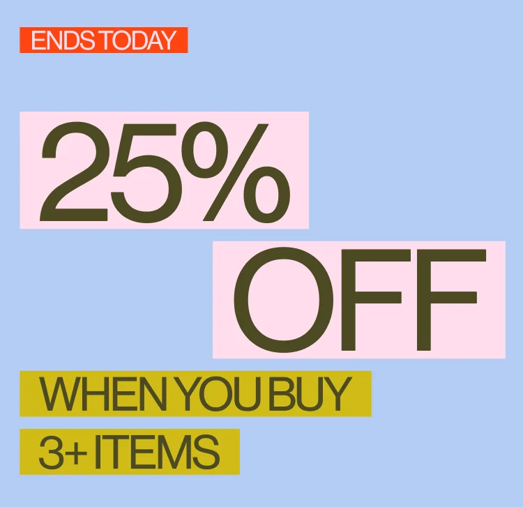 IMAGE-BUY 3 GET 25% OFF
