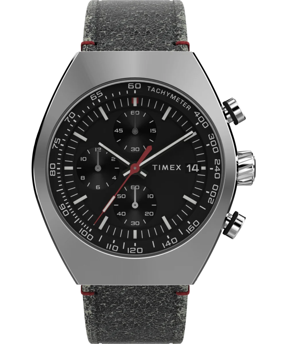Image of Timex Legacy Tonneau 42mm Leather Strap Watch