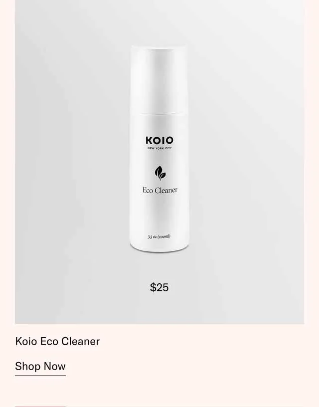 Koio Eco Cleaner. Shop Now