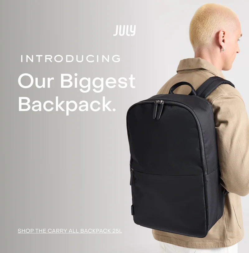 Introducing our biggest backpack. Shop the Carry All Backpack 25L.