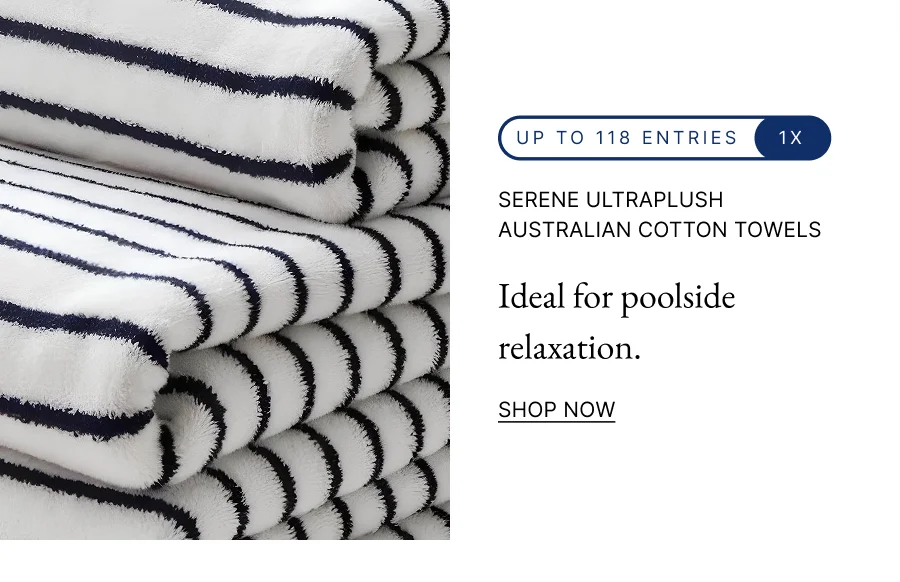 SERENE ULTRAPLUSH AUSTRALIAN COTTON TOWELS