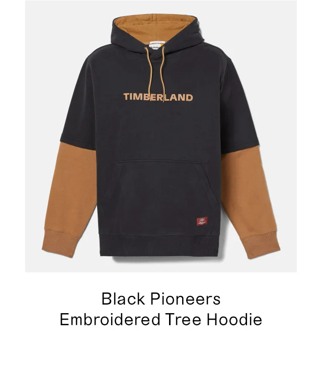 Black Pioneers Embroidered Tree Hoodie