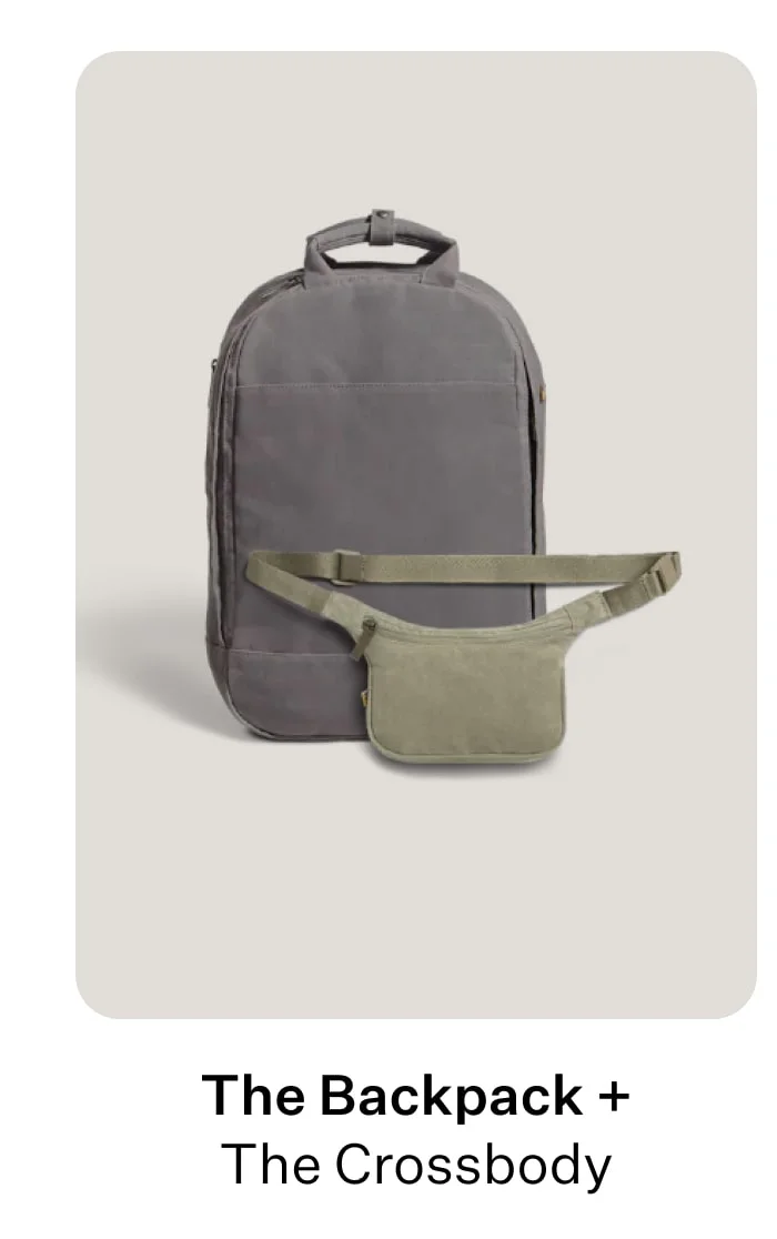 The Backpack + The Crossbody