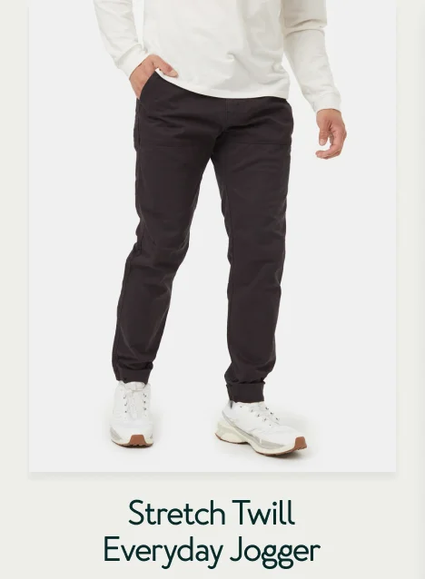 Stretch Twill Everyday Jogger