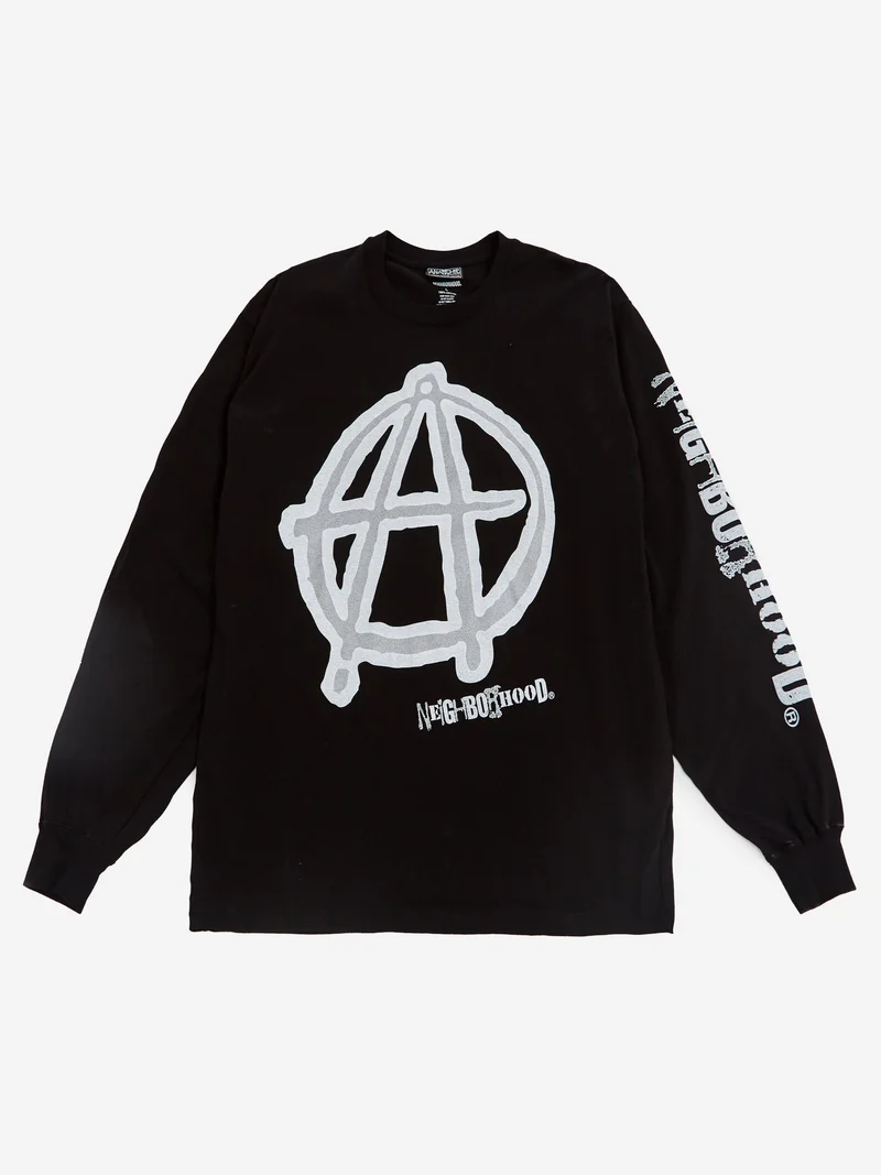 Image of Neighborhood x Anarchic Adjustment Tee Long Sleeve - Black