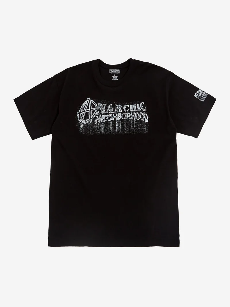 Image of Neighborhood x Anarchic Adjustment Tee Short Sleeve 2 - Black