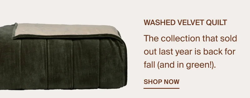 Shop Washed Velvet Quilt