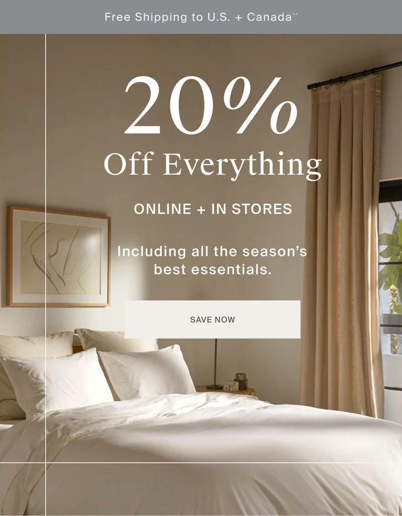 20% Off Everything* Online + In Store | SAVE NOW