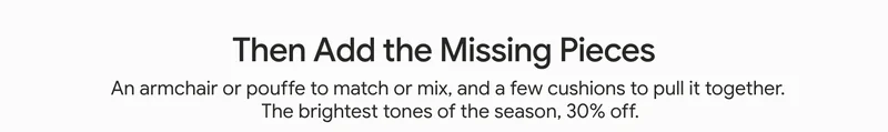 Then add the missing pieces