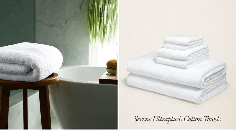 Serene Ultraplush Cotton Towels