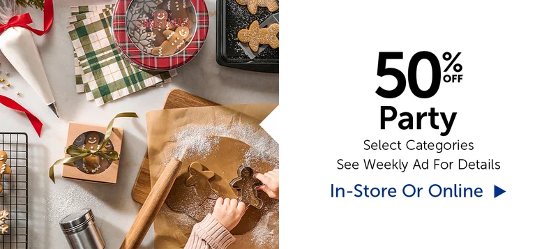 50% Off Party - Select Categories