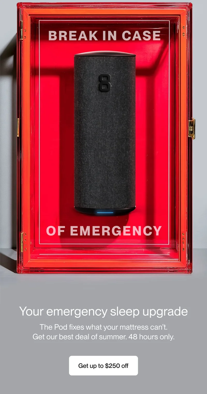 Your emergency sleep upgrade