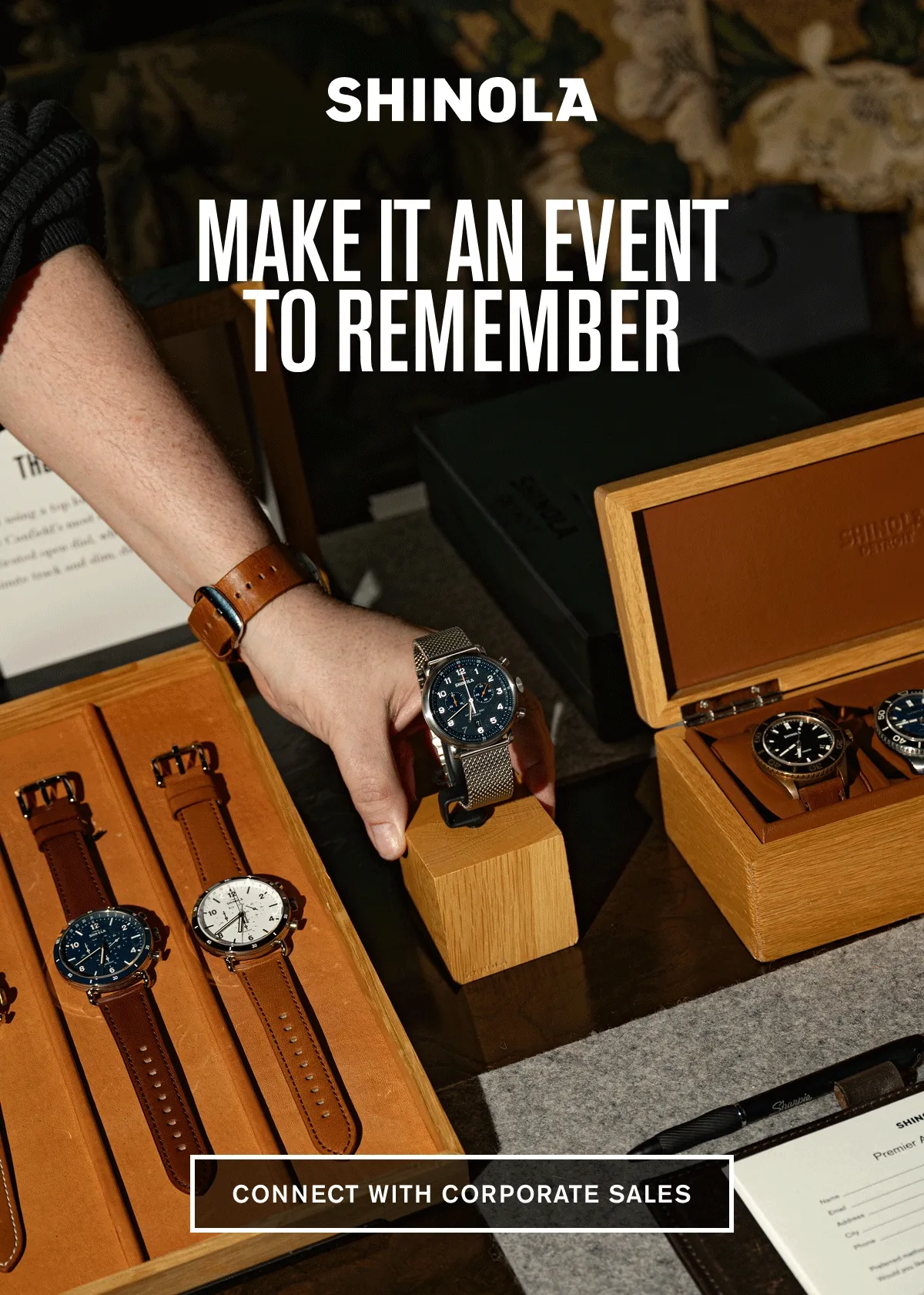 MAKE IT AN EVENT TO REMEMBER | CONNECT WITH CORPORATE SALES