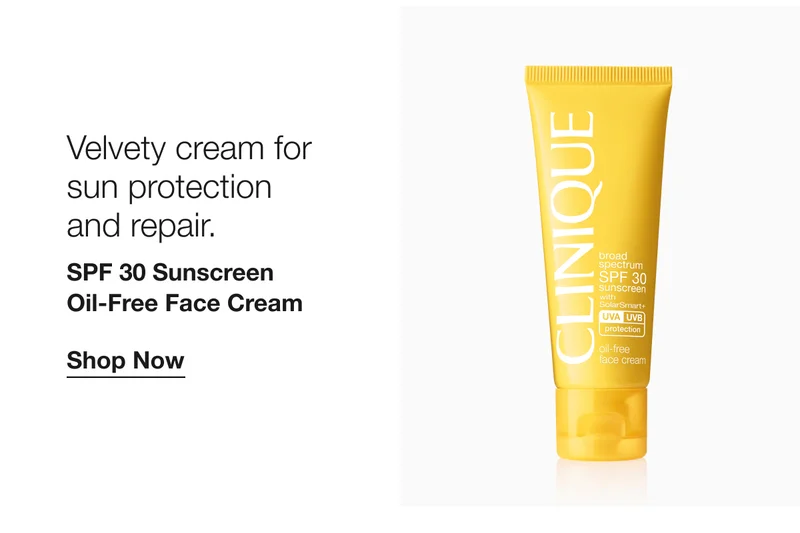 Velvety cream for sun protection and repair. | SPF 30 Sunscreen | Oil-Free Face Cream | Shop Now