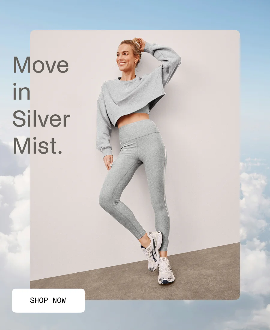 Spacedye Ready Midi Legging in Silver Mist