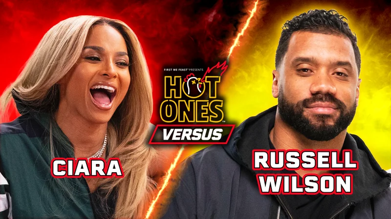 Ciara vs. Russell Wilson on Hot Ones Versus