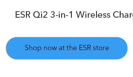 ESR Qi2 3-in-1 Wireless Charging Station with CryoBoost®