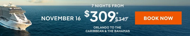 November 9 – 7 Nights from Orlando (Port Canaveral)  to the Caribbean & The Bahamas – Click to Book Now