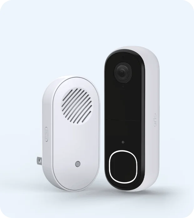 Arlo 2K Video Doorbell and Chime Bundle.