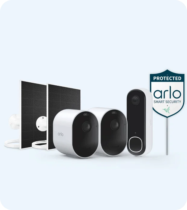 Arlo Arlo Video Doorbell + Pro 6th Gen + Solar Panel Bundle.