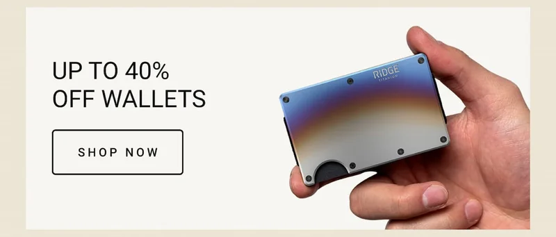 Up to 40% OFF Wallets | Shop Now